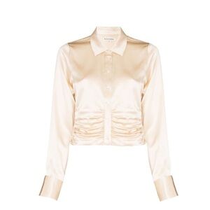 Reformation Kendall Silk Top size 8